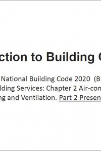 Cover Image of the 2.9 Mechanical HVAC Part 2 (BNBC 2020, Part 8 Buiding services: Chapter 2 Air-conditioning, Heating and Ventilation)