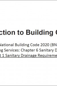 2.16 Plumbing Fuel Part 4 Sanitary Drainage Requirements (BNBC 2020, Part 8 Building Services: Chapter 6 Sanitary Drainage)-এর কভার ইমেজ
