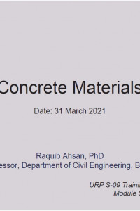Cover Image of the 1.4 Concrete Materials