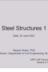 Cover Image of the 1.19 Steel Structures 1